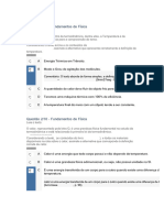 APOL 1- Fundamentos de Fisica UNINTER