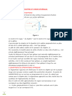 Dioptre Et Miroir Sphérique