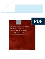 Full Download Extraterritorial Application of Human Rights Treaties Law Principles and Policy 1st Edition Marko Milanovic PDF DOCX