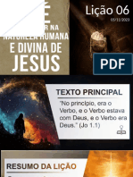 AULA 06 - FÉ PARA CRER NA NATUREZA HUMANA DE CRISTO