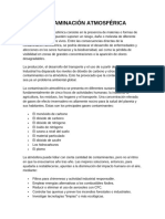 CONTAMINACIÓN ATMOSFÉRICA