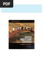 Health Professions Education A Bridge to Quality Quality Chasm Series 1st Edition Committee On The Health Professions Education Summit All Chapters Instant Download