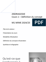 Cours 1 Andragogie