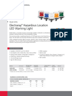 Electraray Hazardous Location LED Warning Light Data Sheet  S1250