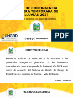 SOCIALIZACIÓN PLAN DE CONTINGENCIA PRIMERA TEMPORADA DE LLUVIAS 2024