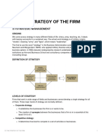 C3 THE STRATEGY OF THE FIRM