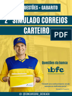 2° SIMULADO CORREIOS - CARTEIRO IBFC