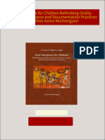 Get Oral Literature for Children Rethinking Orality Literacy Performance and Documentation Practices 1st Edition Aaron Mushengyezi free all chapters