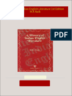 PDF A History of Indian English Literature 1st Edition M.K Naik download