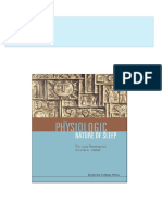 Get Physiologic Nature of Sleep 1st Edition Pier Luigi Parmeggiani PDF ebook with Full Chapters Now