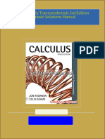 Immediate download Calculus Early Transcendentals 3rd Edition Rogawski Solutions Manual all chapters