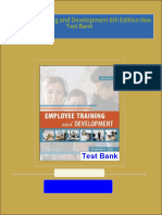 Employee Training and Development 6th Edition Noe Test Bank download pdf