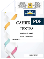 Proposition Cahier de textes