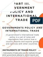 Part III. Government Policy and International Trade Group4