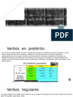 Patrones  ortográficos para verbos en pasado