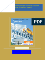 Complete Download of Engineering Mechanics Dynamics 13th Edition Hibbeler Solutions Manual Full Chapters in PDF DOCX