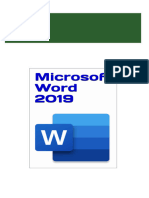 Microsoft Word 2019 easy and Step by Step for beginner All Chapters Instant Download