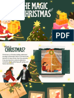 Green and White Illustration Christmas Presentation