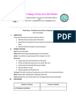 Final Demo - Detailed Lesson-Plan in Language