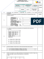 Evaluaciones Primer Trimestre 4