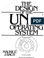 The Design of The Unix Operating System by Maurice J Bach