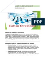 Business Environment