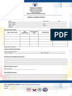 Individual Learners Profile