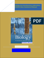 Full download Thinking About Biology An Introductory Laboratory Manual 5th Edition Bres Solutions Manual pdf docx