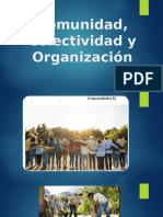 Comunidad, Colectividad y Organización clase 2 humanidades