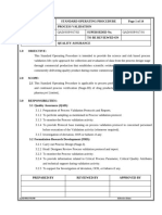 QA SOP 017-02 Process Validation