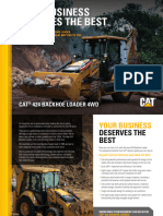 Cat Backhoe Loader 424 4 Wheel Drive Brochure