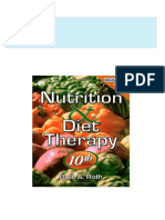 Download Complete Nutrition Diet Therapy 10th Edition Ruth A. Roth PDF for All Chapters