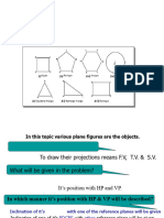 Projection of Planes