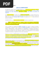 MERCOSUR TP 2  -  Derecho de la Integración UBA