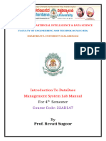 DBMS Lab Mannual