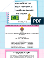 Devaluación de La Moneda e Incremento Del Dolar