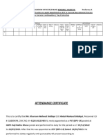 service continuation proforma