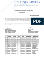 Odd Sem December 2024 Notice