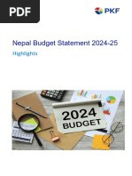  Budget Highlights 2081-82