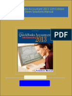 Using Quickbooks Accountant 2013 12th Edition Glenn Owen Solutions Manual all chapter instant download