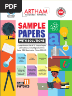 Class 11 Physics Sample Paper Set 14