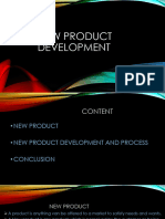 NEW PRODUCT DEVELOPMENT