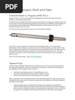 06_Repair of Exchanger tubes