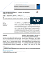 Recent advances and prospects in hypersonic inlet design and intelligent optimization