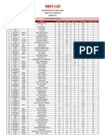 BUP MT01 Merit List Combined