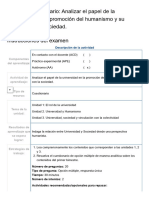 Examen_ [AAB01] Cuestionario_ Analizar el papel de la universidad en la promoción del humanismo y su relación con la sociedad_