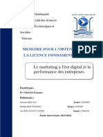 Le Marketing à L_ère Digital Et La Performance Des Entreprises Fin