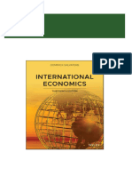 Instant download Solution Manual for International Economics 13th Edition Dominick Salvatore pdf all chapter