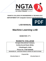 Machine Learning Lab Manual