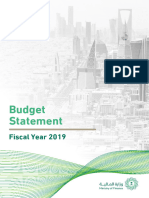 Budget Statement 2019